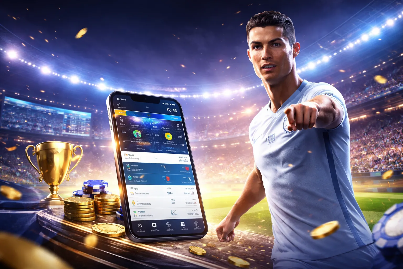 Ứng dụng bet188 trên điện thoại di động, trải nghiệm cá cược thể thao và casino trực tuyến